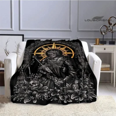 Dark Souls Blood Rose Throw Blanket