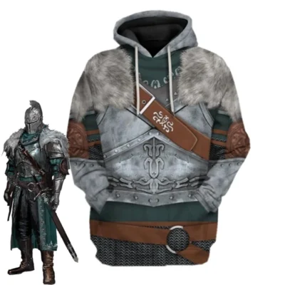 Dark Souls Midnight Skull 3D Hoodie