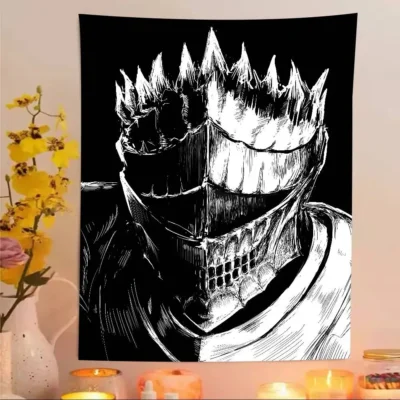 Dark Souls Shadow Flame Tapestry