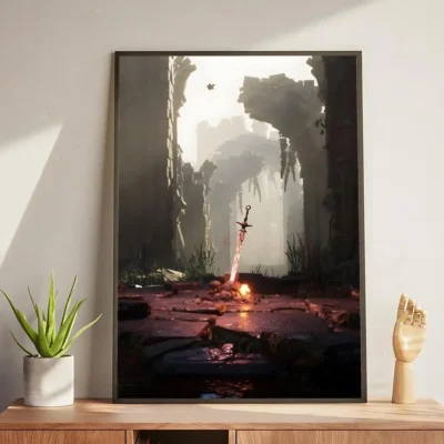 Dark Souls Void Cathedral Wall Art