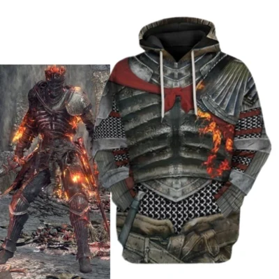 Dark Souls Fallen Angel 3D Hoodie