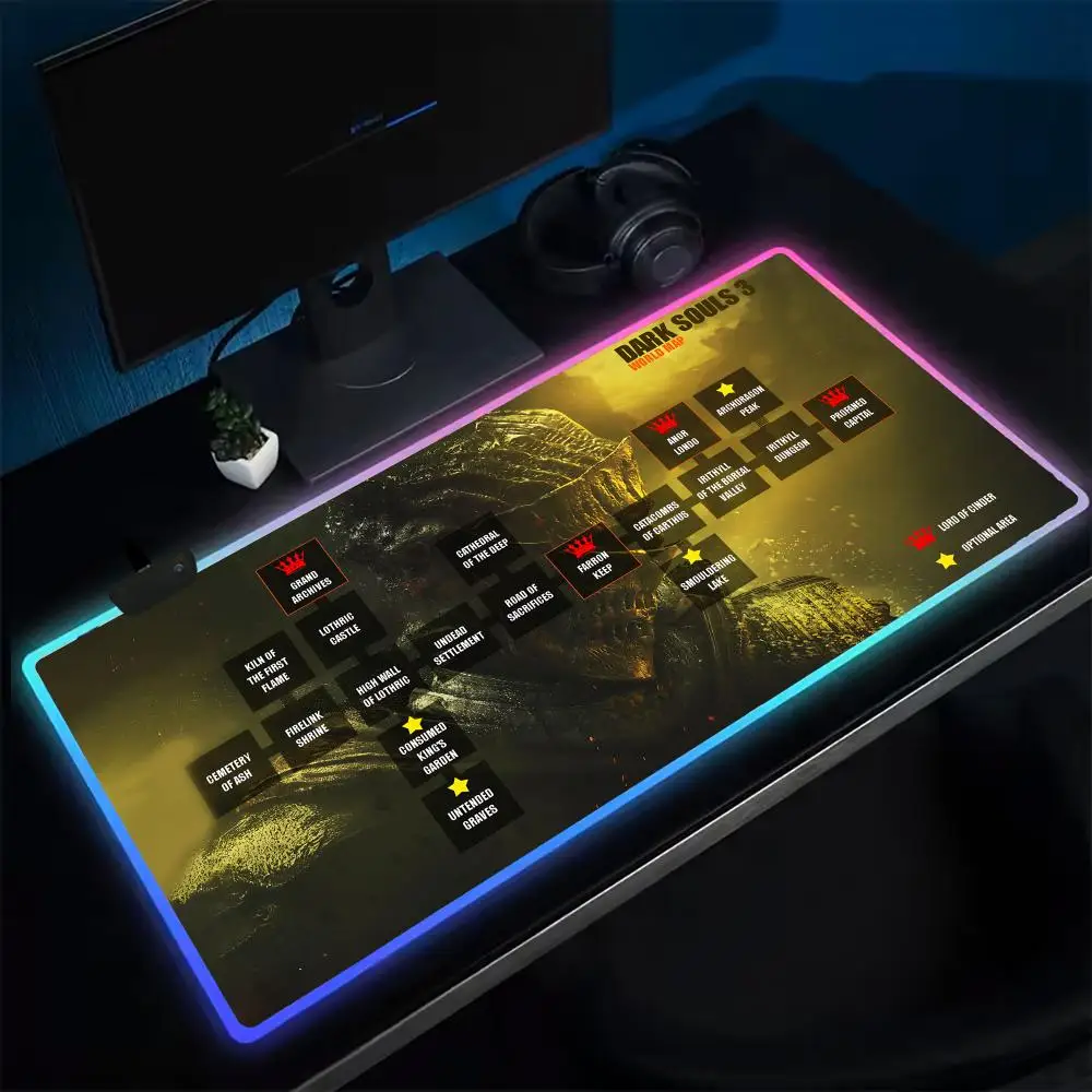 Dark Souls Infernal RGB Mouse Pad