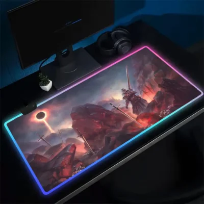Dark Souls Ancient Fire RGB Mouse Pad