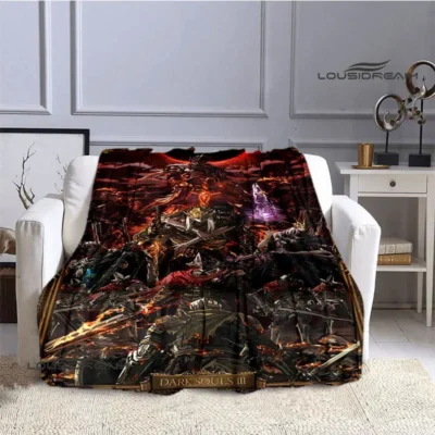 Dark Souls Eternal Night Throw Blanket