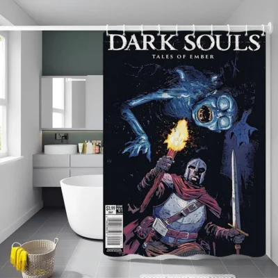 New Dark Souls Modern Simple Shower Curtain