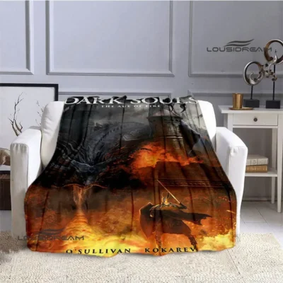 Dark Souls Dying Light Throw Blanket