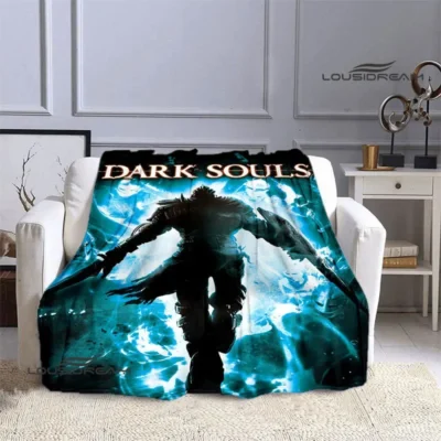 Dark Souls Fallen Angel Throw Blanket