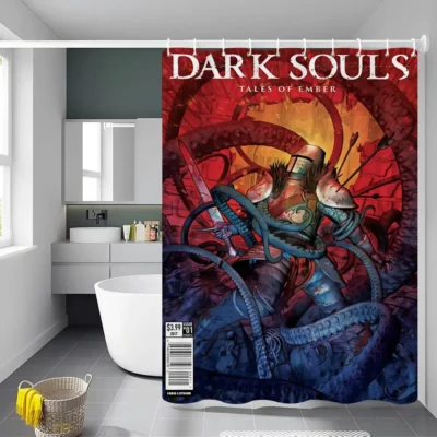 New Dark Souls Shower Curtain