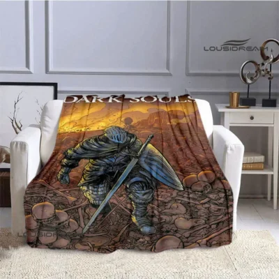Dark Souls Nocturne Cross Throw Blanket