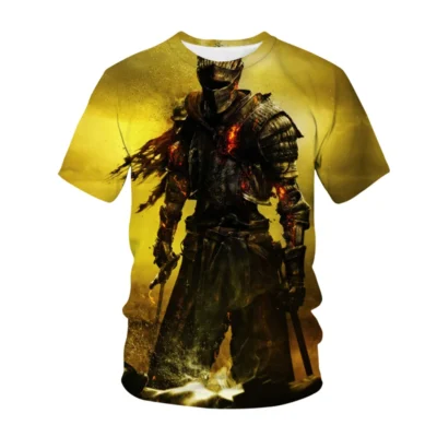 Dark Souls Blood Rose 3D T-shirt
