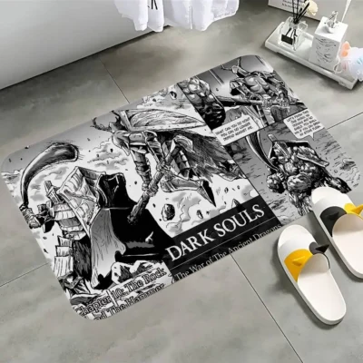 Dark Souls Midnight Skull Bath Mat