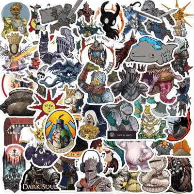 10/30/50pcs Cool Game Dark Souls Cartoon Stickers
