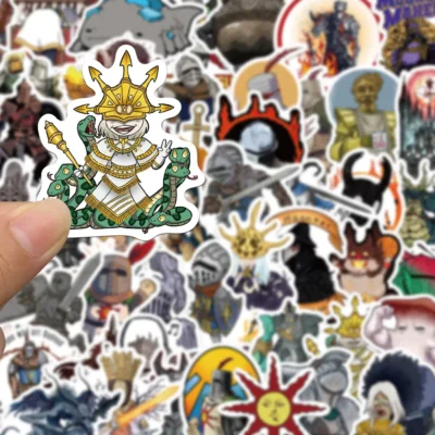 50Pcs Cartoon Dark Souls Graffiti Stickers