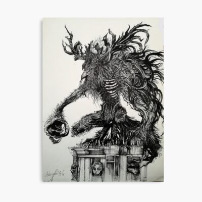 Beast Cleric Dark Souls Gothic Art Poster