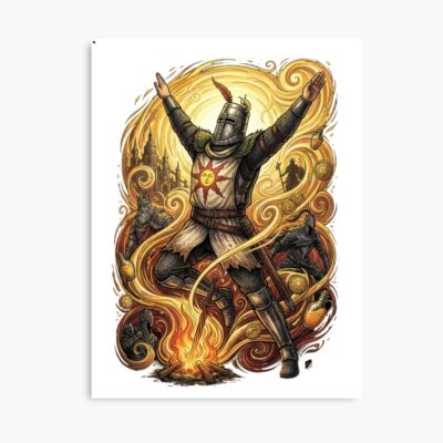 Solaire Of Astora Praise The Sun Knight Poster