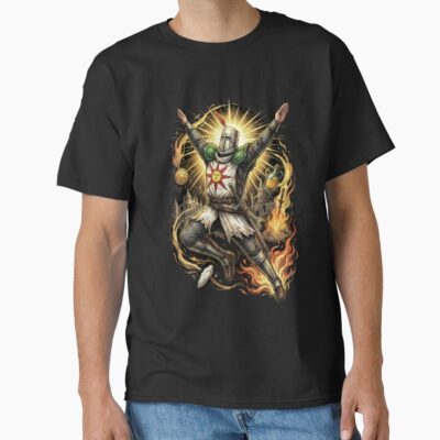 Praise The Sun Solaire Astora Knight Art T-shirt
