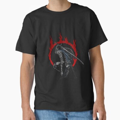 Artorias The Abysswalker Dark Souls Dark Fantasy Knight Artwork T-shirt