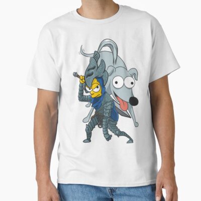 Knight Bartorias And The Great Gray Wolf T-shirt