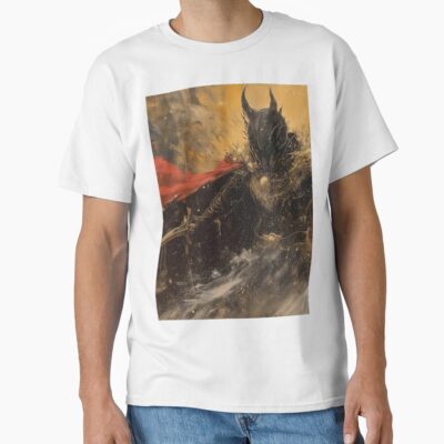 Black Knight Dragon Slayer Warrior T-shirt