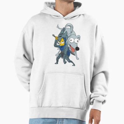 Knight Bartorias And The Great Gray Wolf Hoodie