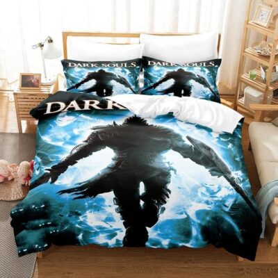 New Dark Souls Blue Bedding Set