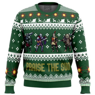 Souls Squad Dark Souls Game Ugly Christmas Sweater
