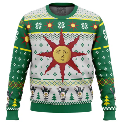 The Sun Dark Souls Iconic Ugly Christmas Sweater