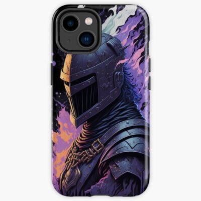 Purple Black Knight Iphone Case