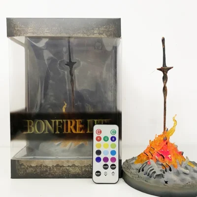 23CM Dark Souls Fire Glowing Sword Led Light Lamp