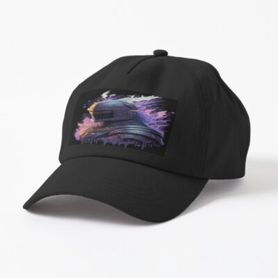 Purple Black Knight Hat
