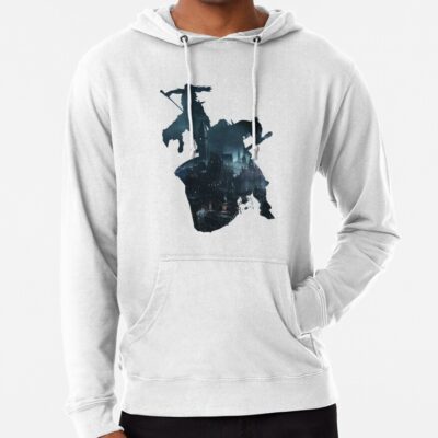 Ornstein And Smough Double Exposure Hoodie